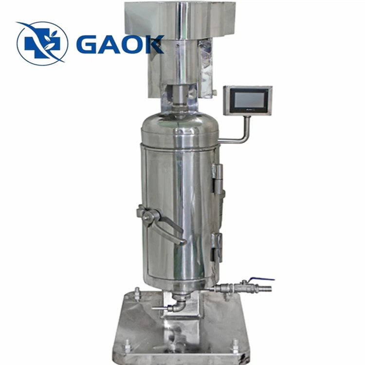 continuous tubular centrifuge