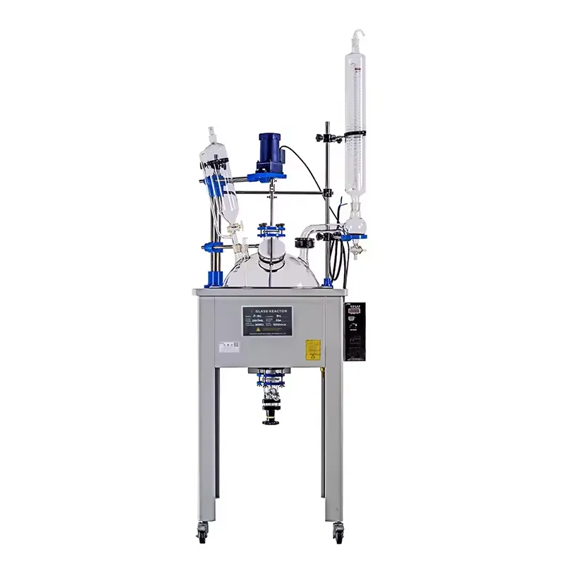 כור זכוכית חד שכבתית עם מחמם משולב